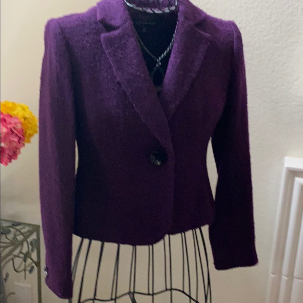 Purple blazer